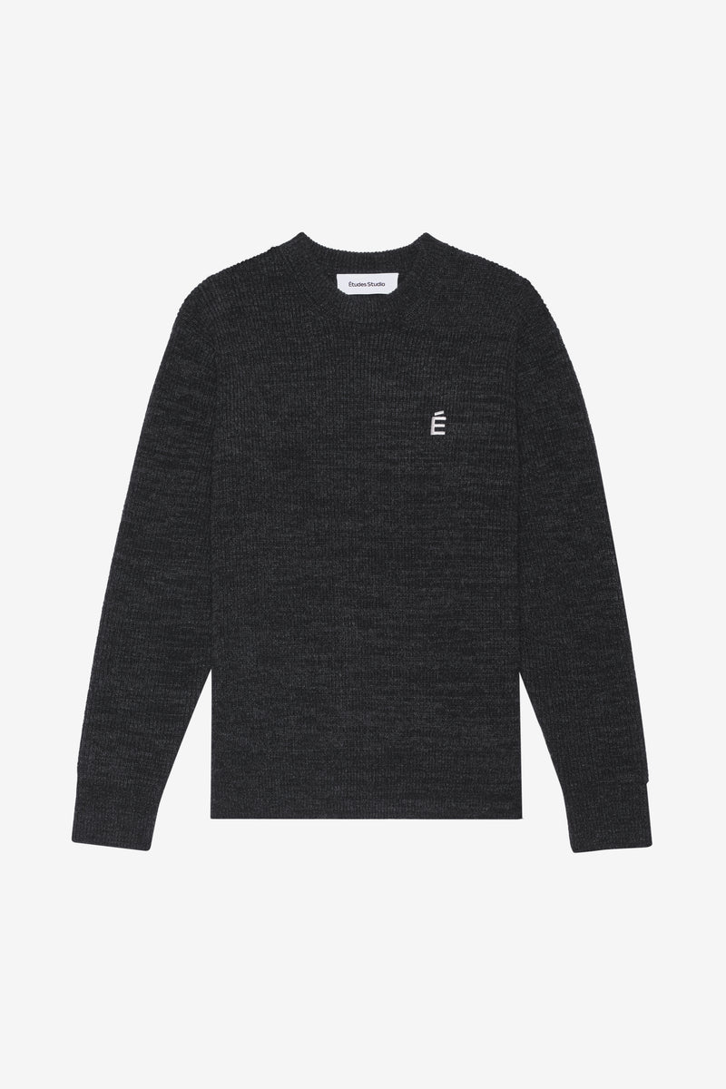 ETUDES STUDIO REGULAR ROUND NECK E CHARCOAL 1 ETUDES STUDIO REGULAR ROUND NECK E CHARCOAL 1