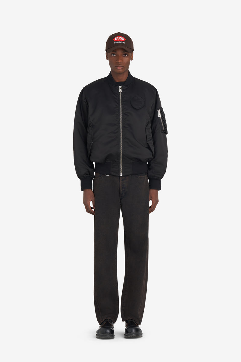 ETUDES STUDIO NYLON BOMBER JACKET BLACK 3 ETUDES STUDIO NYLON BOMBER JACKET BLACK 3