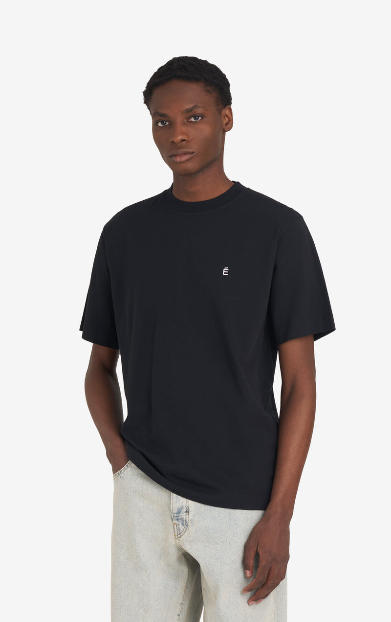 ETUDES STUDIO REGULAR TEE SHIRT E BLACK 2 ETUDES STUDIO REGULAR TEE SHIRT E BLACK 2