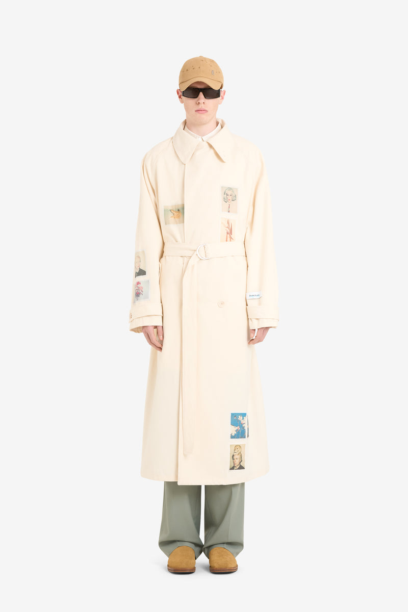 ETUDES STUDIO + ANDY WARHOL RIPSTOP COAT CREAM 2 ETUDES STUDIO + ANDY WARHOL RIPSTOP COAT CREAM 2