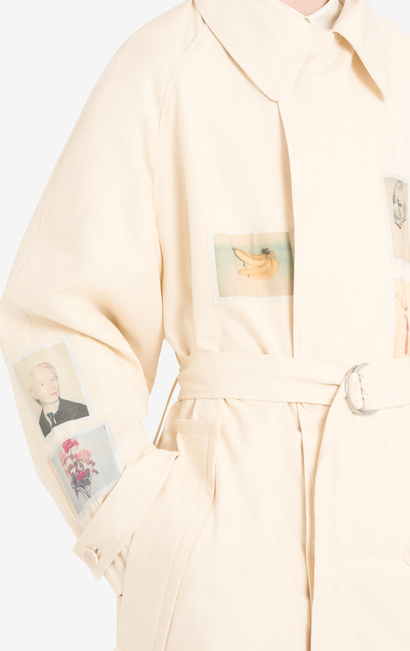 ETUDES STUDIO + ANDY WARHOL RIPSTOP COAT CREAM 4 ETUDES STUDIO + ANDY WARHOL RIPSTOP COAT CREAM 4
