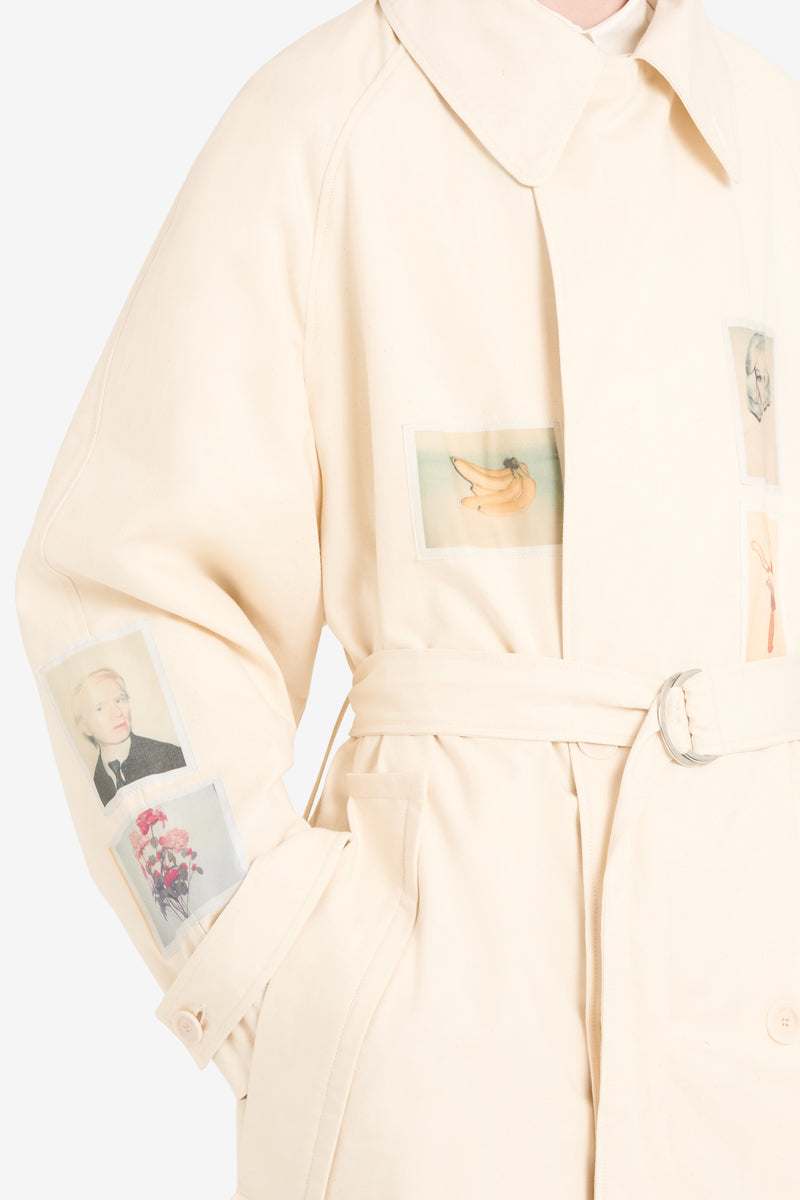 ETUDES STUDIO + ANDY WARHOL RIPSTOP COAT CREAM 4 ETUDES STUDIO + ANDY WARHOL RIPSTOP COAT CREAM 4