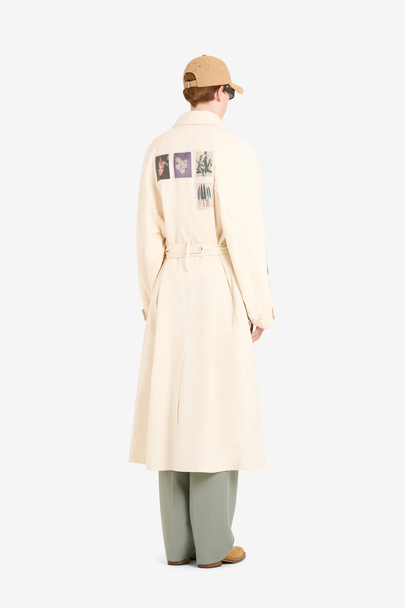 ANDY WARHOL RIPSTOP COAT CREAM 5 ANDY WARHOL RIPSTOP COAT CREAM 5