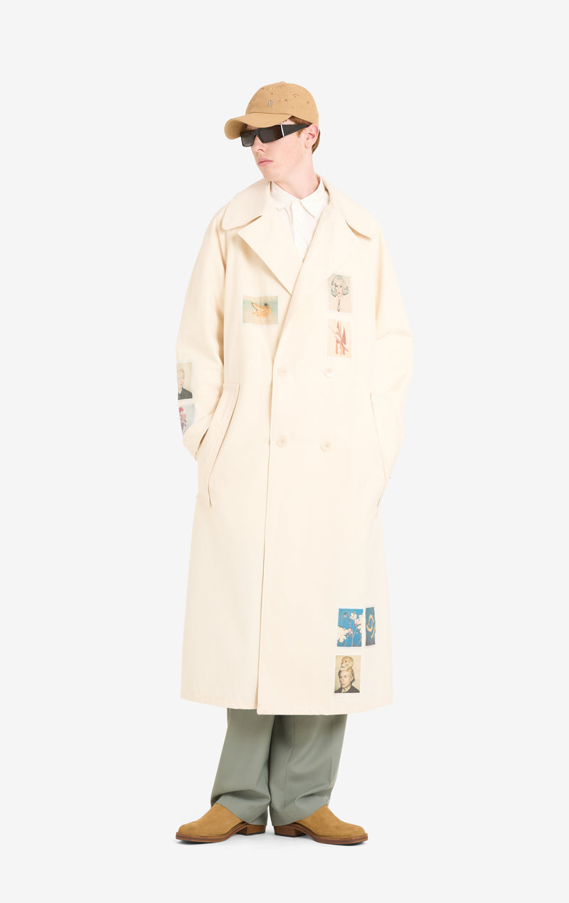 ETUDES STUDIO + ANDY WARHOL RIPSTOP COAT CREAM 6 ETUDES STUDIO + ANDY WARHOL RIPSTOP COAT CREAM 6