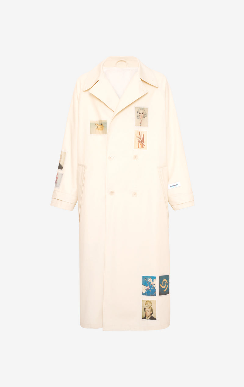 ETUDES STUDIO + ANDY WARHOL RIPSTOP COAT CREAM 1 ETUDES STUDIO + ANDY WARHOL RIPSTOP COAT CREAM 1