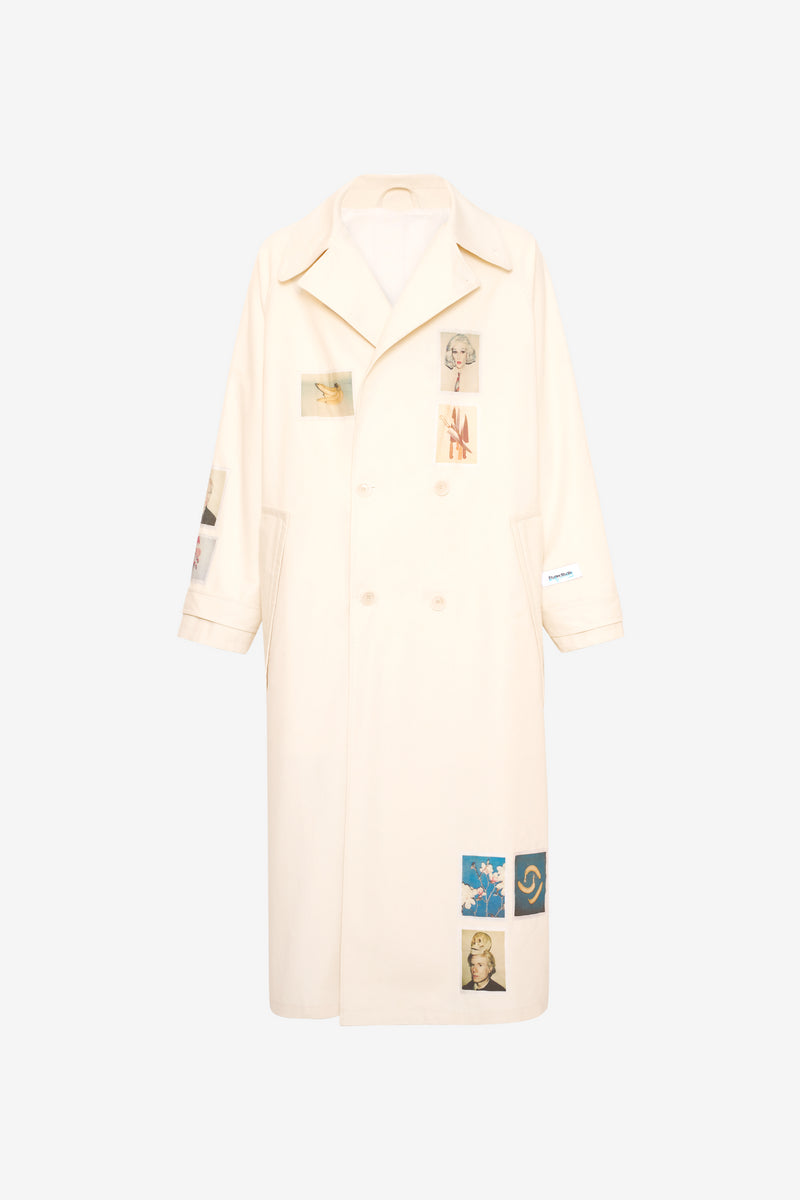 ANDY WARHOL RIPSTOP COAT CREAM 1 ANDY WARHOL RIPSTOP COAT CREAM 1