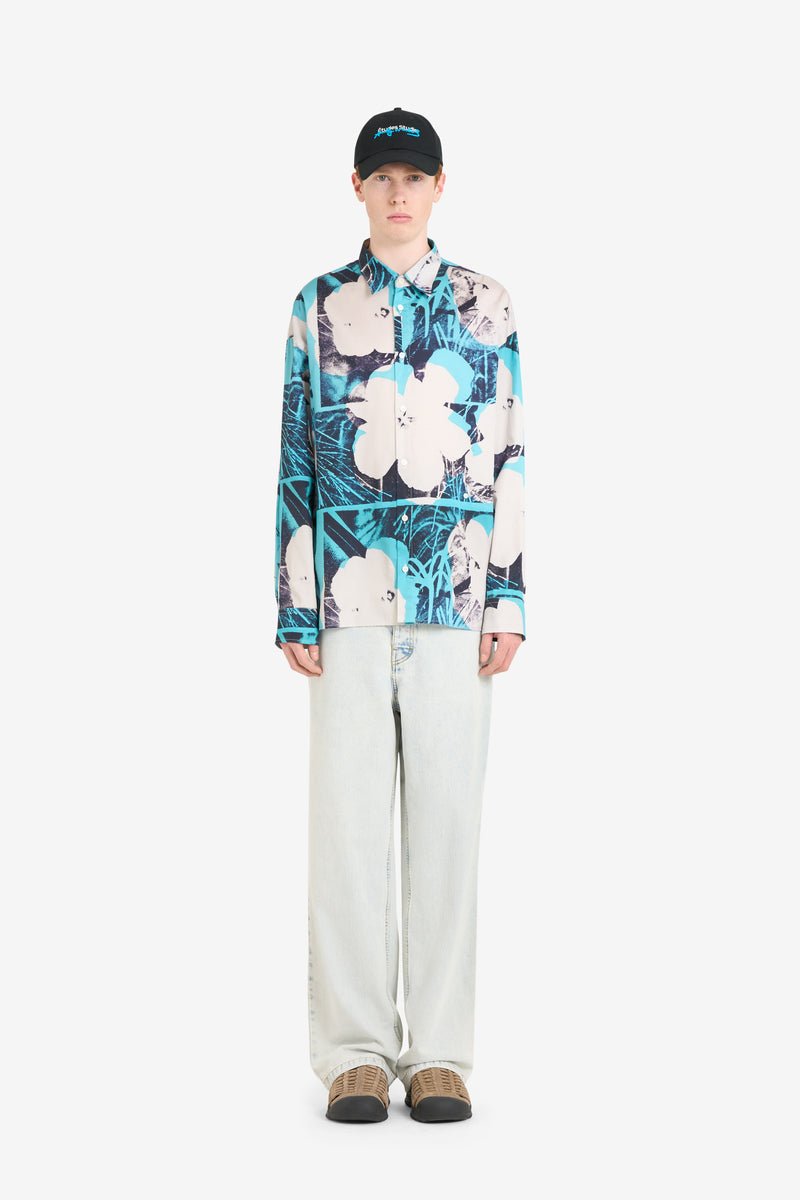 ETUDES STUDIO + ANDY WARHOL FLOWER SHIRT 2 ETUDES STUDIO + ANDY WARHOL FLOWER SHIRT 2