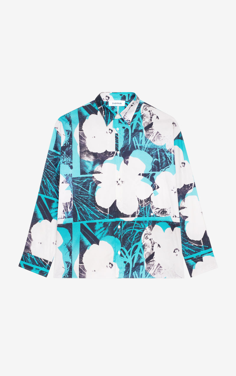 ETUDES STUDIO + ANDY WARHOL FLOWER SHIRT 1 ETUDES STUDIO + ANDY WARHOL FLOWER SHIRT 1