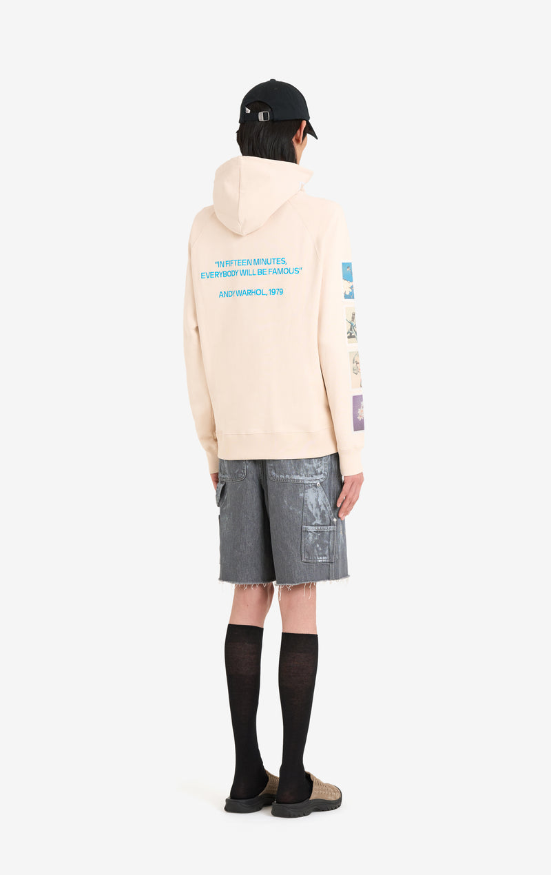 ETUDES STUDIO + ANDY WARHOL LOOSE HOODIE POLAROID BLUSH 4 ETUDES STUDIO + ANDY WARHOL LOOSE HOODIE POLAROID BLUSH 4