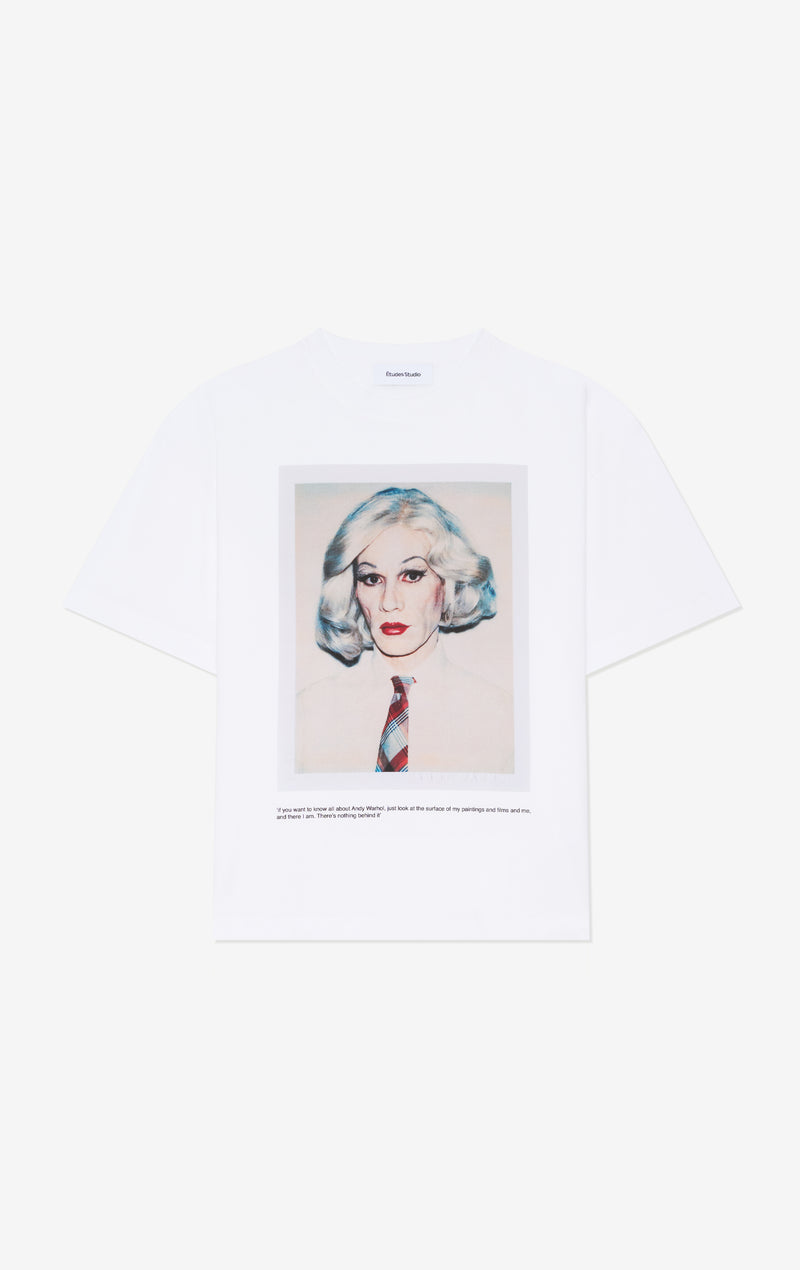 ETUDES STUDIO + ANDY WARHOL RELAX T-SHIRT PORTRAIT 1 ETUDES STUDIO + ANDY WARHOL RELAX T-SHIRT PORTRAIT 1