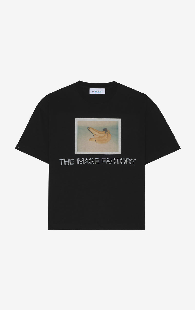 ETUDES STUDIO + ANDY WARHOL RELAX T-SHIRT BANANA BLACK 1 ETUDES STUDIO + ANDY WARHOL RELAX T-SHIRT BANANA BLACK 1
