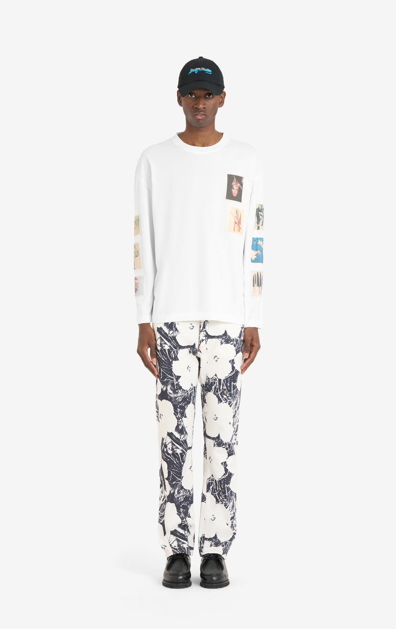 ETUDES STUDIO + ANDY WARHOL LONG SLEEVES RELAX T-SHIRT POLAROID WHITE 2 ETUDES STUDIO + ANDY WARHOL LONG SLEEVES RELAX T-SHIRT POLAROID WHITE 2