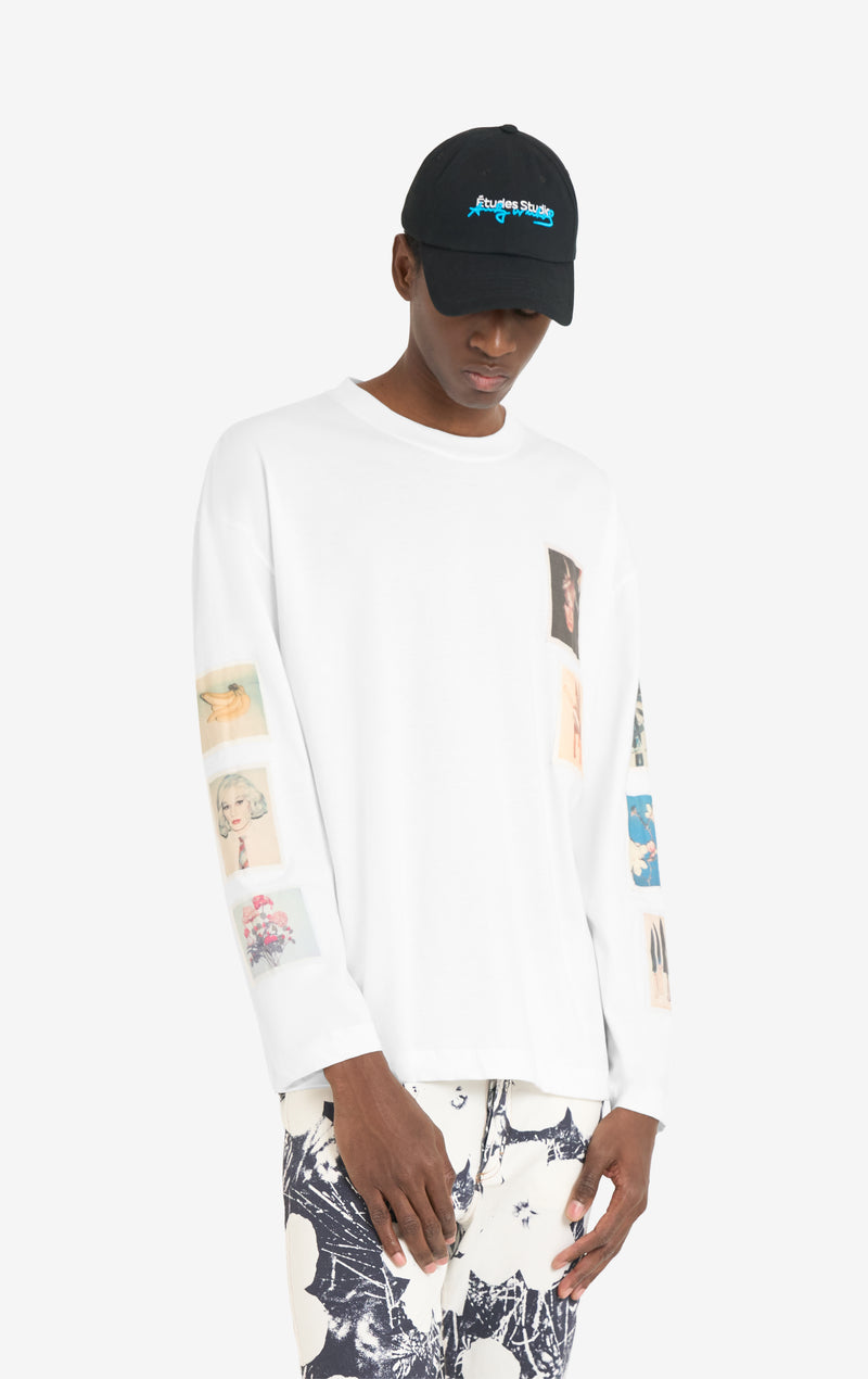 ETUDES STUDIO + ANDY WARHOL LONG SLEEVES RELAX T-SHIRT POLAROID WHITE 3 ETUDES STUDIO + ANDY WARHOL LONG SLEEVES RELAX T-SHIRT POLAROID WHITE 3