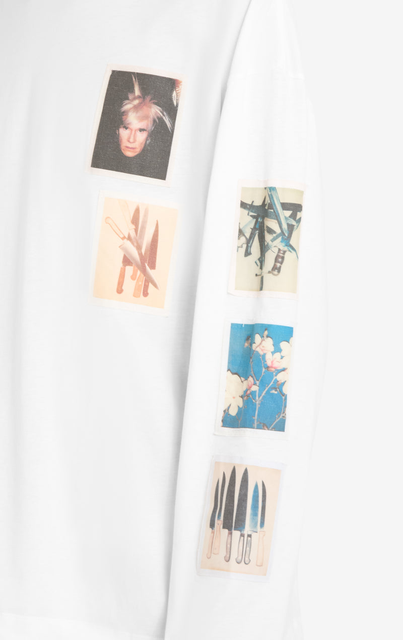 ETUDES STUDIO + ANDY WARHOL LONG SLEEVES RELAX T-SHIRT POLAROID WHITE 4 ETUDES STUDIO + ANDY WARHOL LONG SLEEVES RELAX T-SHIRT POLAROID WHITE 4