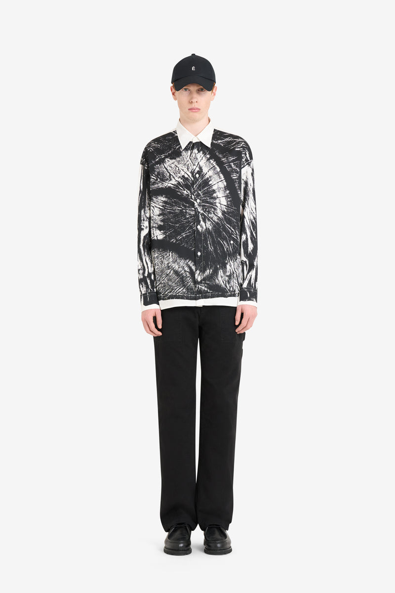 ETUDES STUDIO SHIRT TROMPE L'OEIL WHITE 2 ETUDES STUDIO SHIRT TROMPE L'OEIL WHITE 2