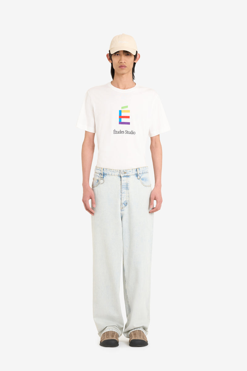LOOSE JEANS PANT BLEACH BLUE 4 LOOSE JEANS PANT BLEACH BLUE 4