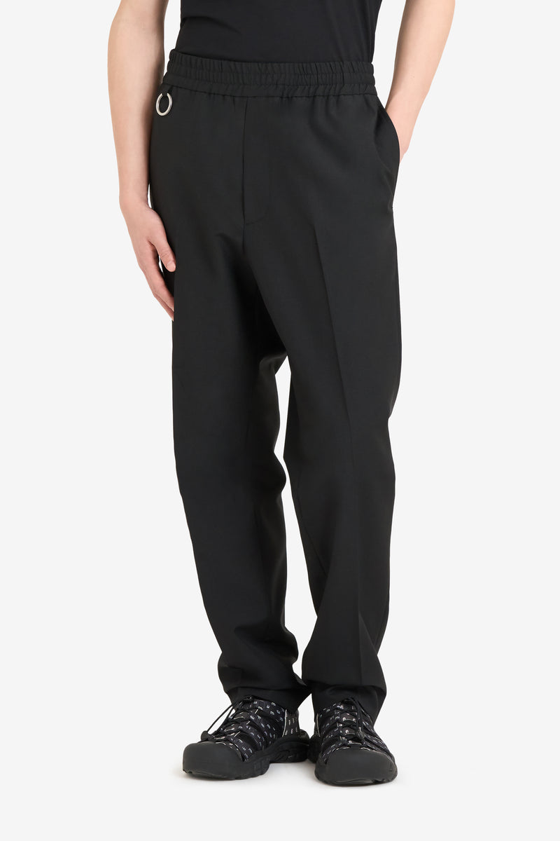 WOOL TAPERED SUIT PANT BLACK 2 WOOL TAPERED SUIT PANT BLACK 2