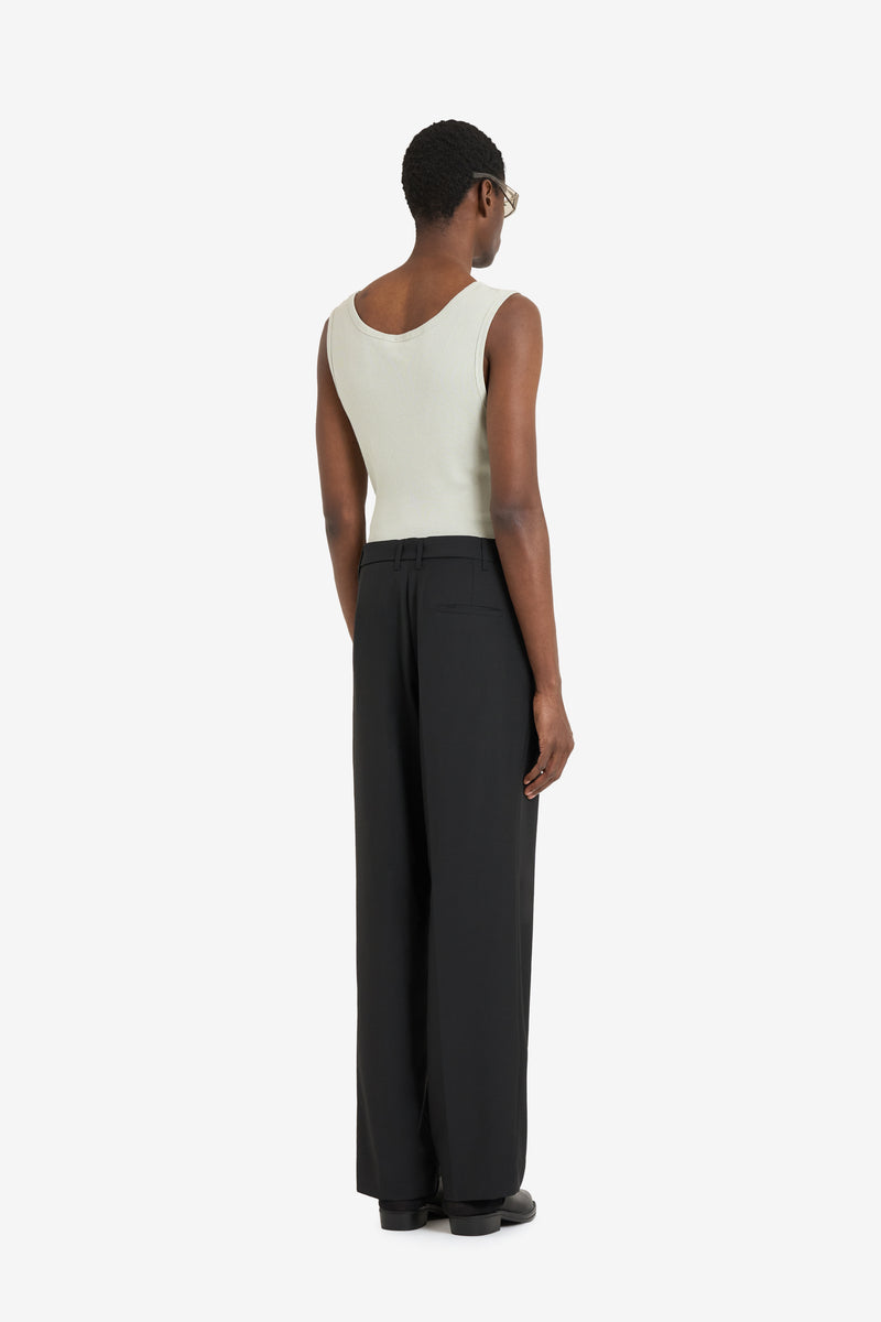 LOOSE SUIT PANT BLACK 5 LOOSE SUIT PANT BLACK 5