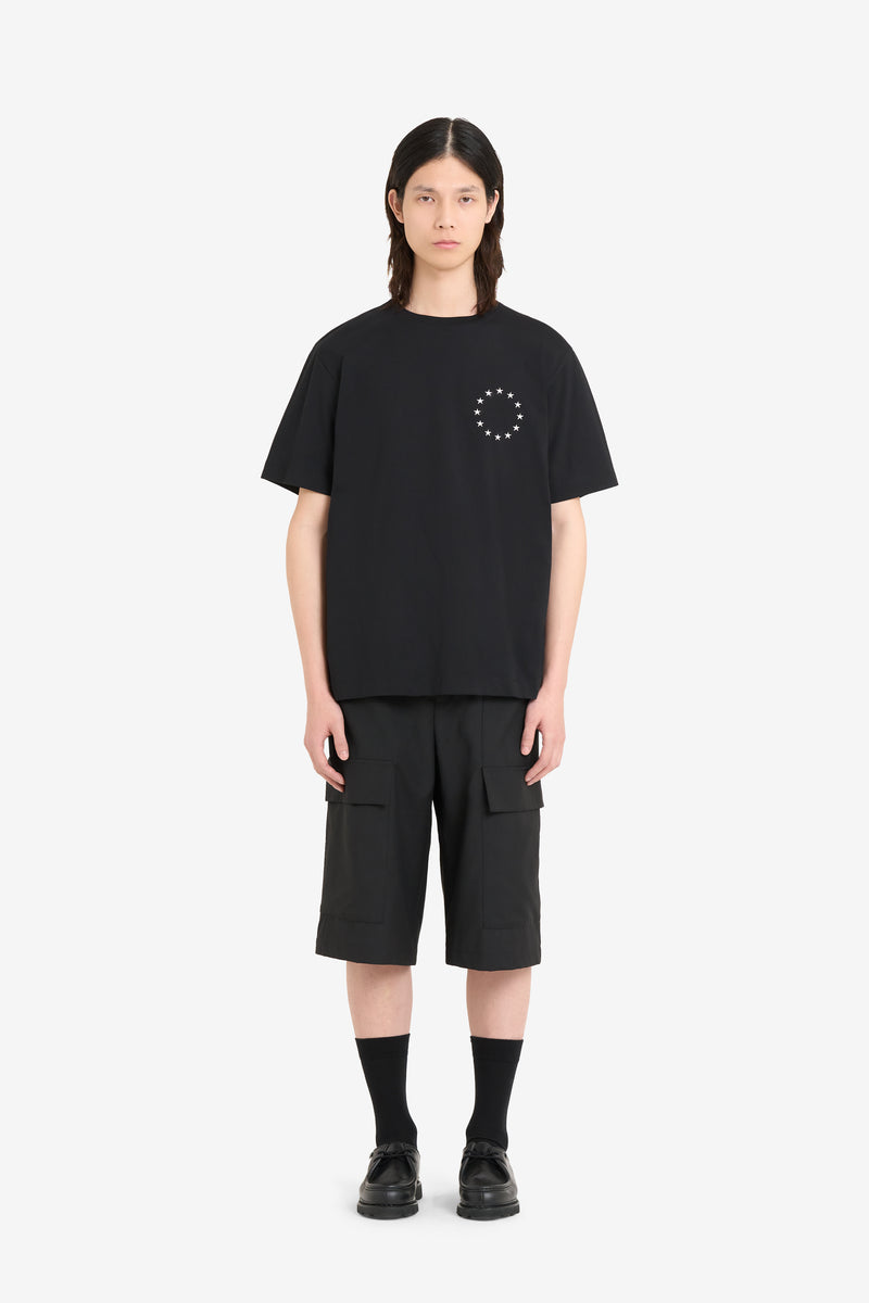 REGULAR T-SHIRT EUROPA BLACK 3 REGULAR T-SHIRT EUROPA BLACK 3
