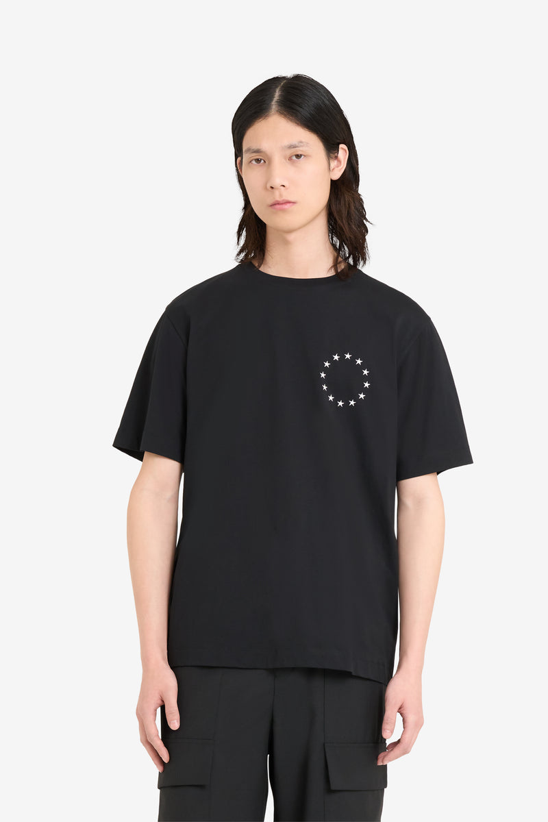 REGULAR T-SHIRT EUROPA BLACK 2 REGULAR T-SHIRT EUROPA BLACK 2