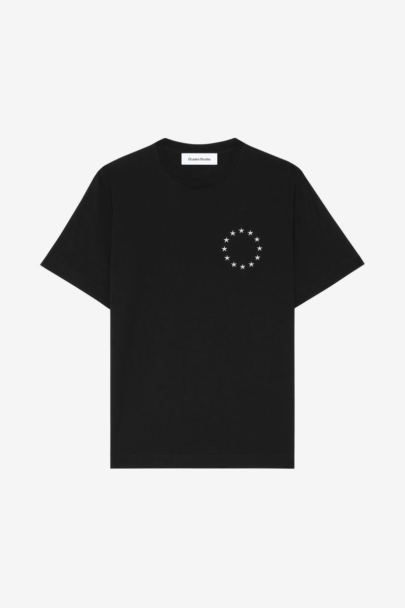 REGULAR T-SHIRT EUROPA BLACK 1 REGULAR T-SHIRT EUROPA BLACK 1