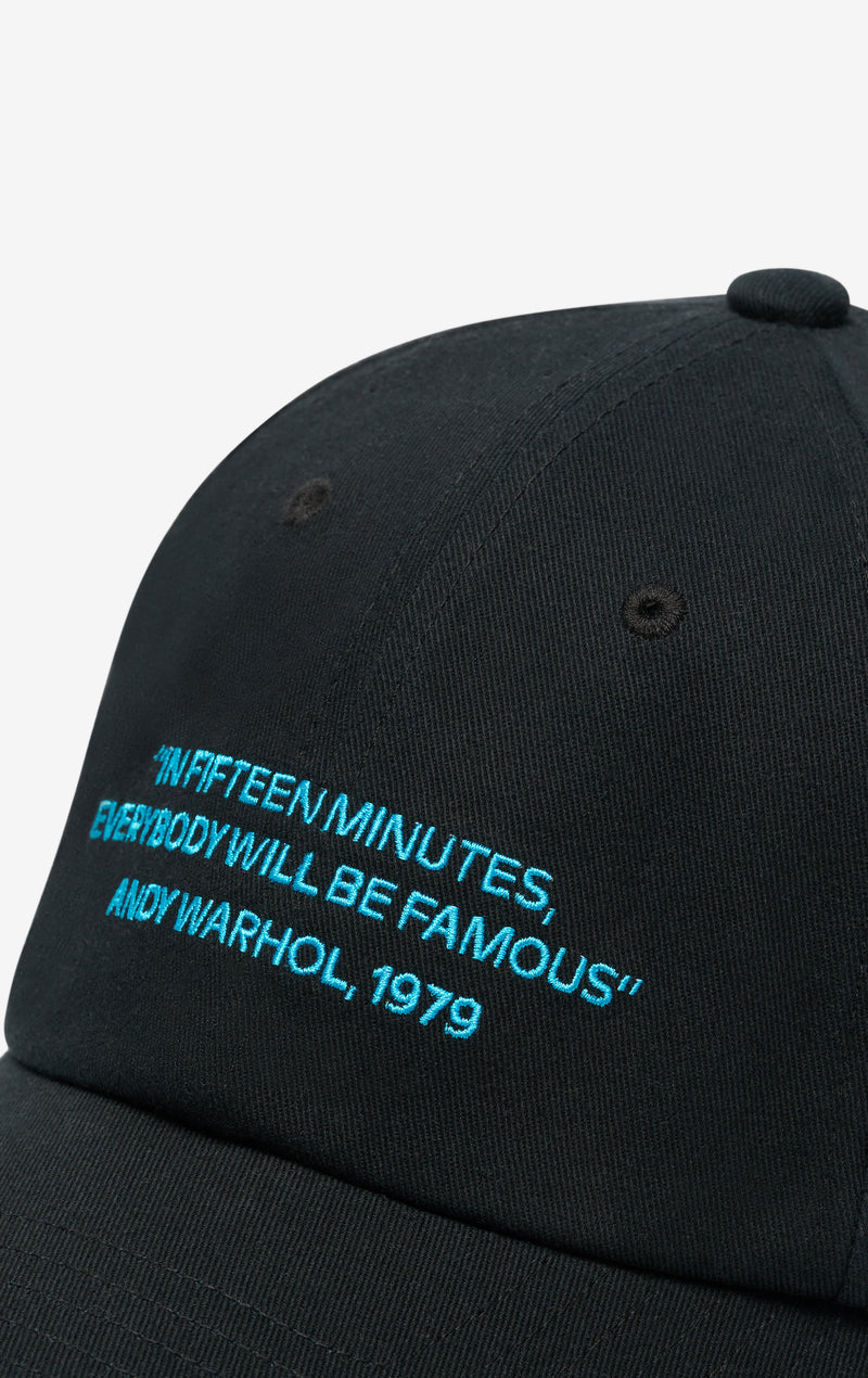 ETUDES STUDIO + ANDY WARHOL CAP FAME BLACK 2 ETUDES STUDIO + ANDY WARHOL CAP FAME BLACK 2