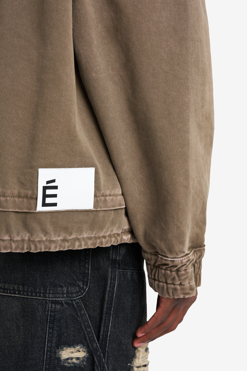 ETUDES STUDIO HOODIE DENIM JACKET TAN 5 ETUDES STUDIO HOODIE DENIM JACKET TAN 5