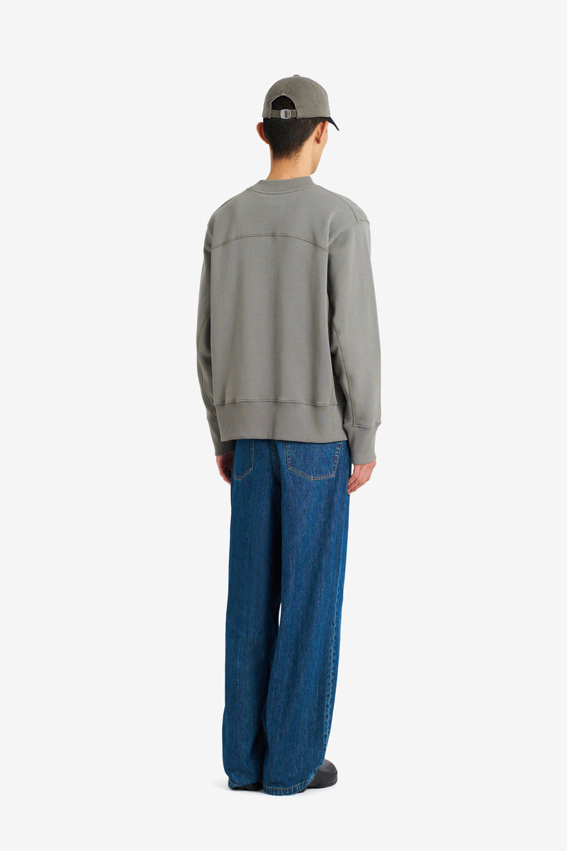 ETUDES STUDIO RELAX CREW NECK GREY 5 ETUDES STUDIO RELAX CREW NECK GREY 5