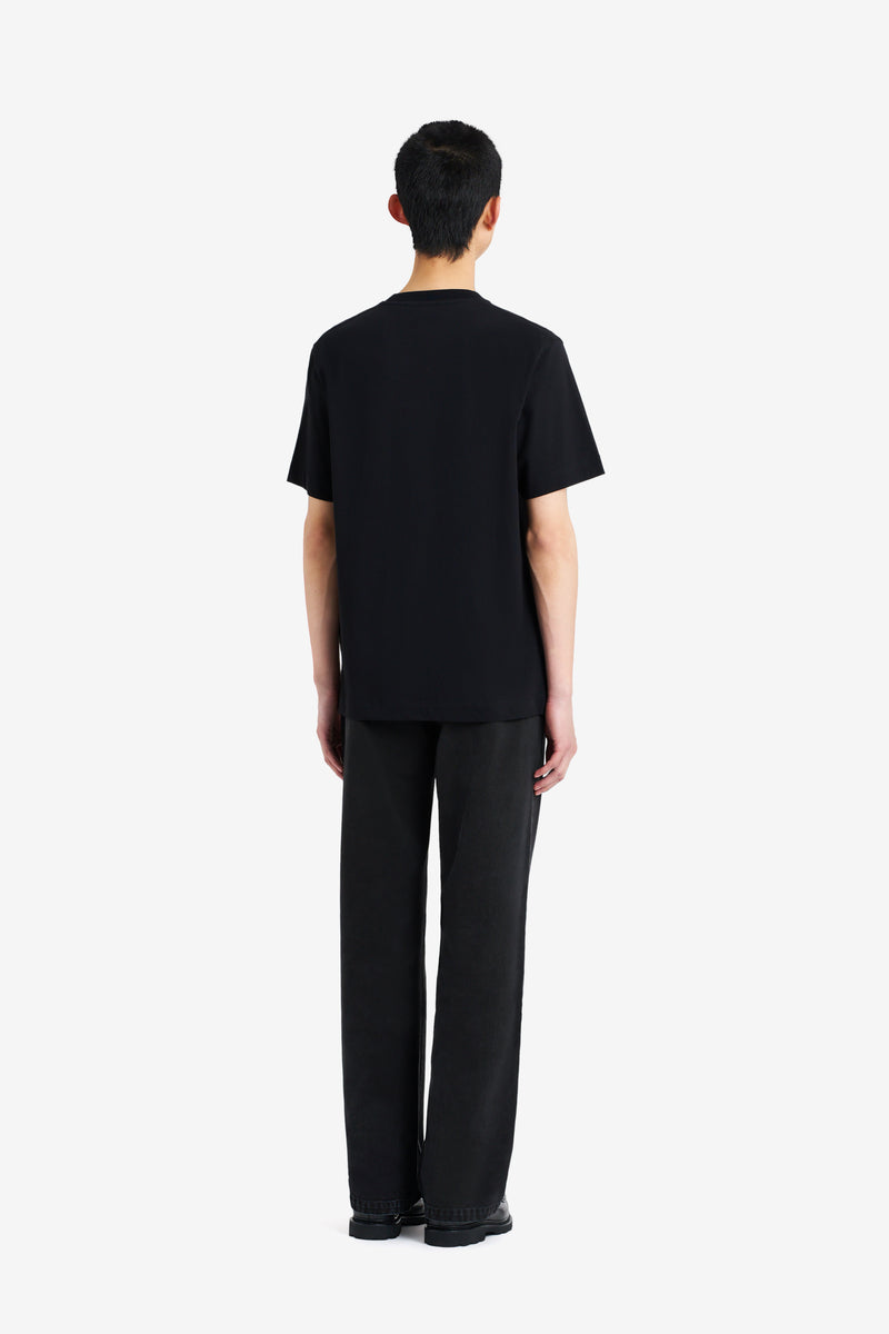 ETUDES STUDIO REGULAR TEE SHIRT APPLE BLACK 4 ETUDES STUDIO REGULAR TEE SHIRT APPLE BLACK 4