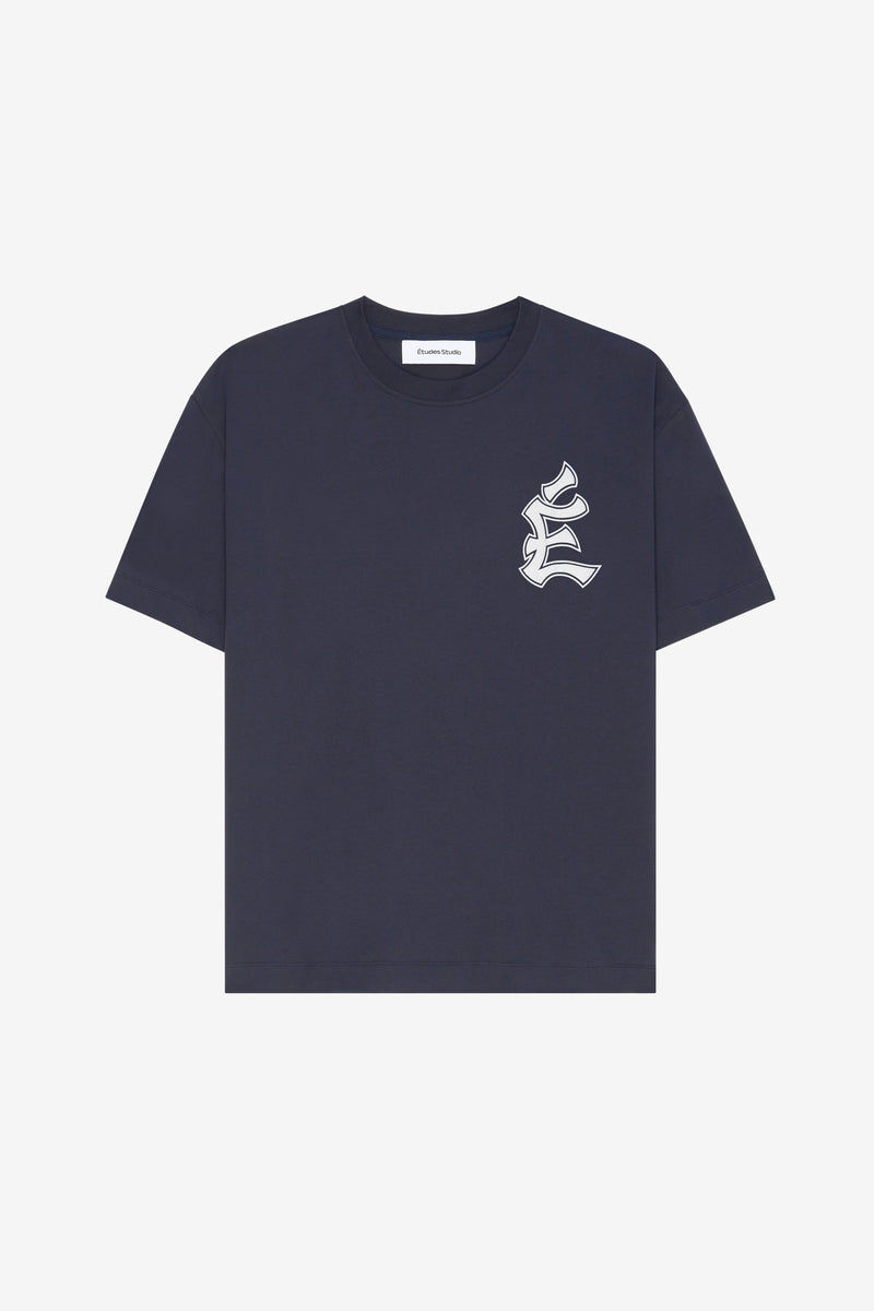 ETUDES STUDIO RELAX TEE SHIRT EMB NAVY 1 ETUDES STUDIO RELAX TEE SHIRT EMB NAVY 1