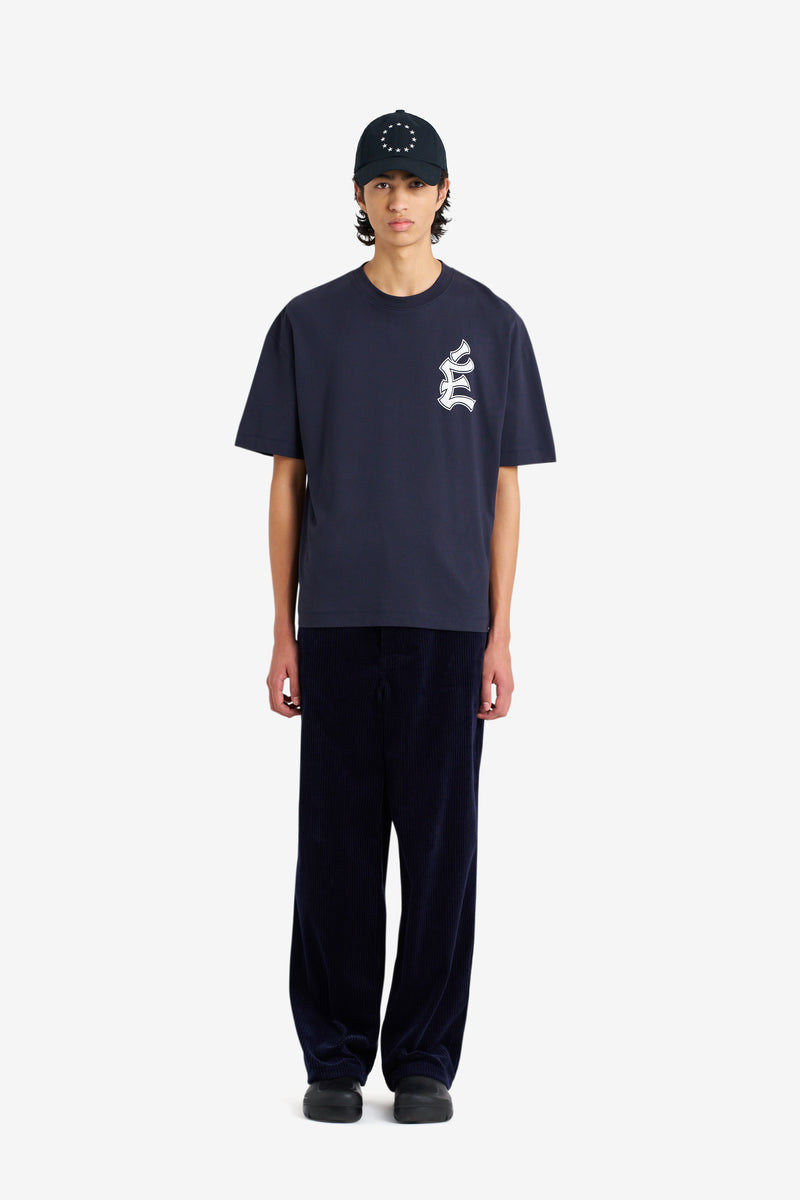 ETUDES STUDIO RELAX TEE SHIRT EMB NAVY 2 ETUDES STUDIO RELAX TEE SHIRT EMB NAVY 2