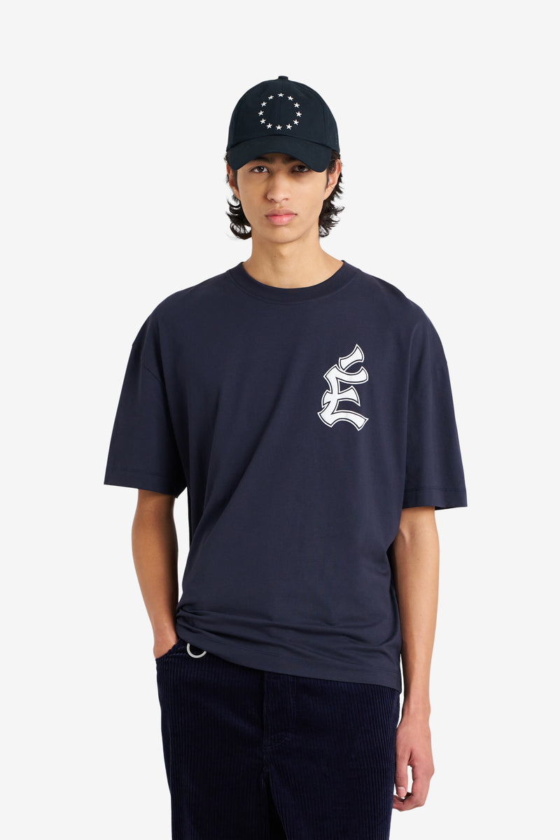 ETUDES STUDIO RELAX TEE SHIRT EMB NAVY 3 ETUDES STUDIO RELAX TEE SHIRT EMB NAVY 3