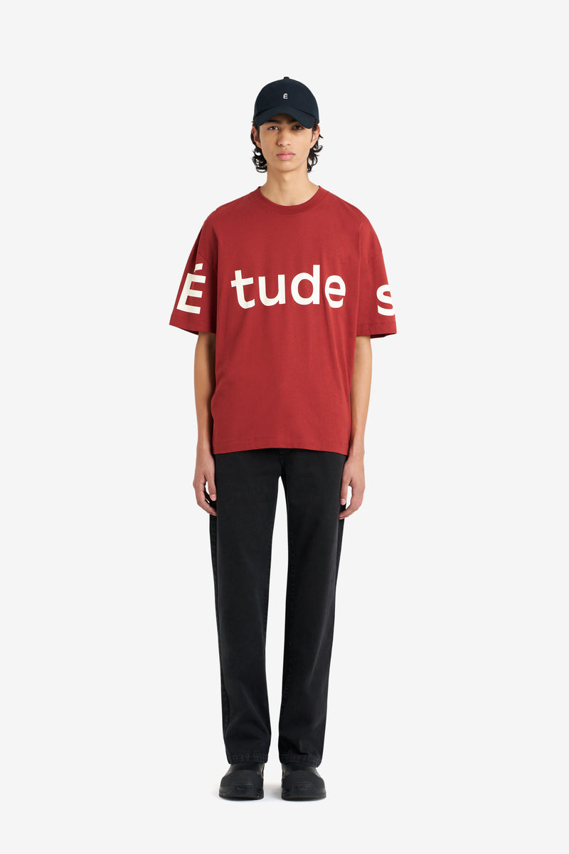 RELAX TEE SHIRT BIG ETUDES STUDIO RED 2 RELAX TEE SHIRT BIG ETUDES STUDIO RED 2