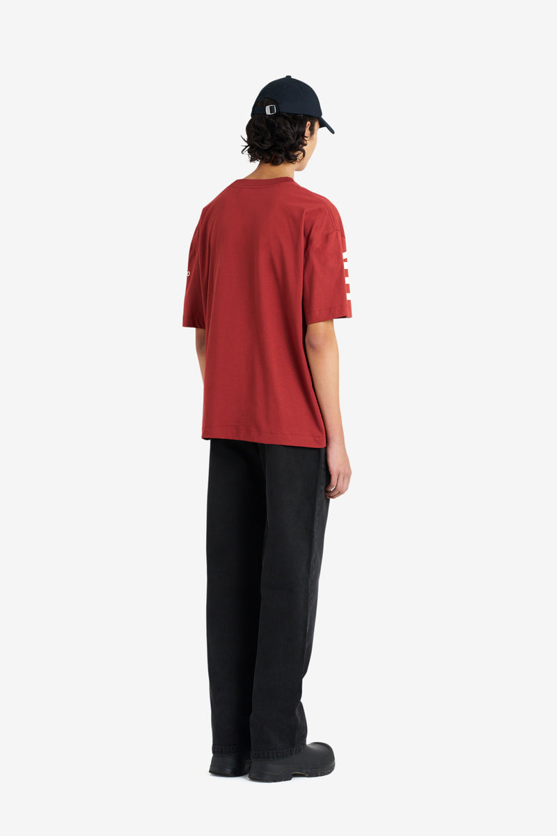 RELAX TEE SHIRT BIG ETUDES STUDIO RED 4 RELAX TEE SHIRT BIG ETUDES STUDIO RED 4