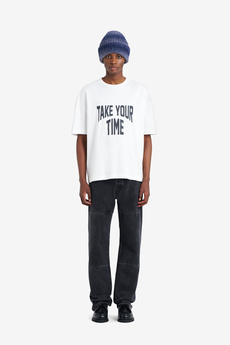ETUDES STUDIO RELAX TEE SHIRT TAKE YOUR TIME WHITE 2 ETUDES STUDIO RELAX TEE SHIRT TAKE YOUR TIME WHITE 2