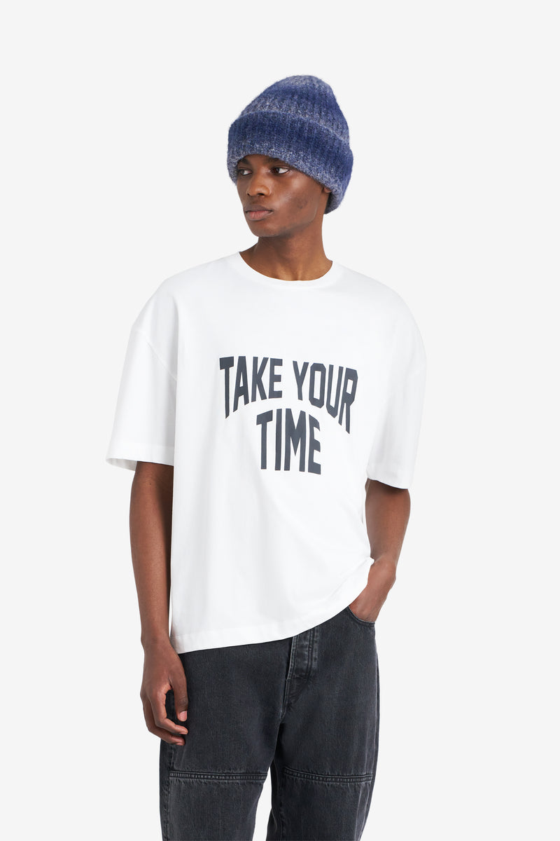 ETUDES STUDIO RELAX TEE SHIRT TAKE YOUR TIME WHITE 3 ETUDES STUDIO RELAX TEE SHIRT TAKE YOUR TIME WHITE 3