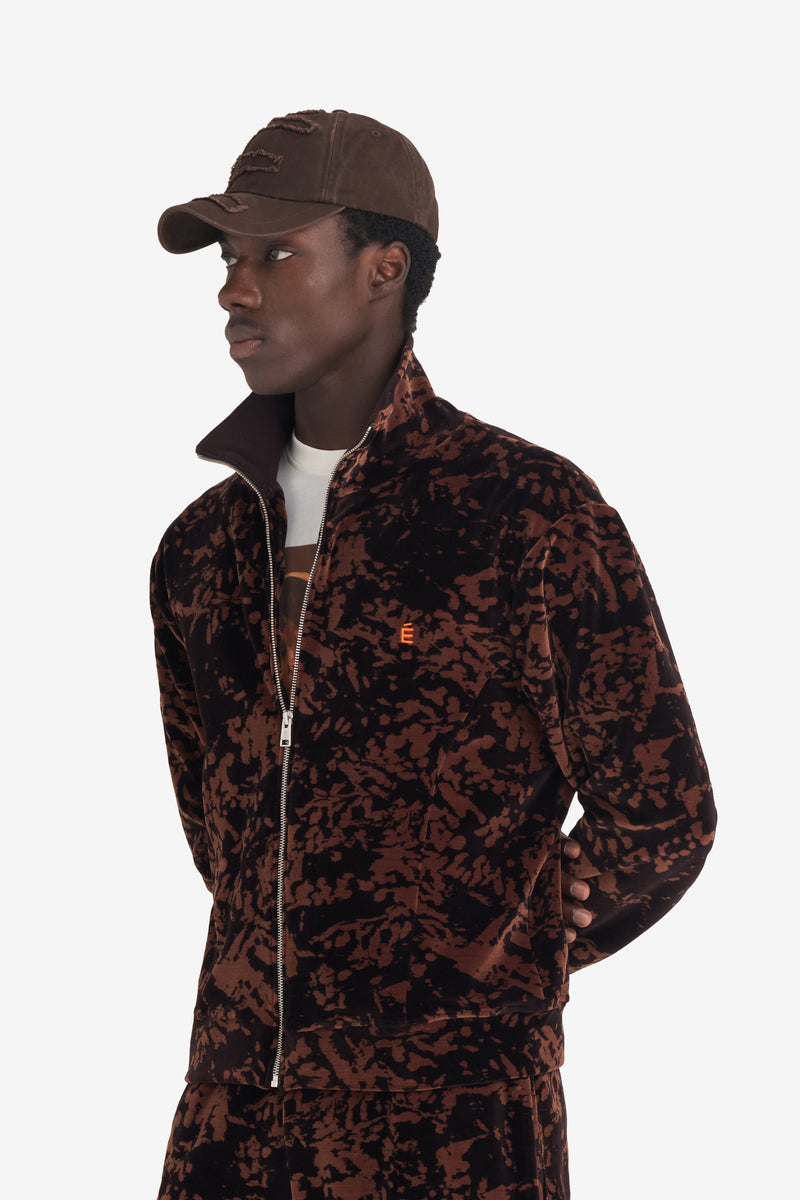 CLAIRE TABOURET + ETUDES STUDIO TRACKJACKET DARK BROWN 2 CLAIRE TABOURET + ETUDES STUDIO TRACKJACKET DARK BROWN 2