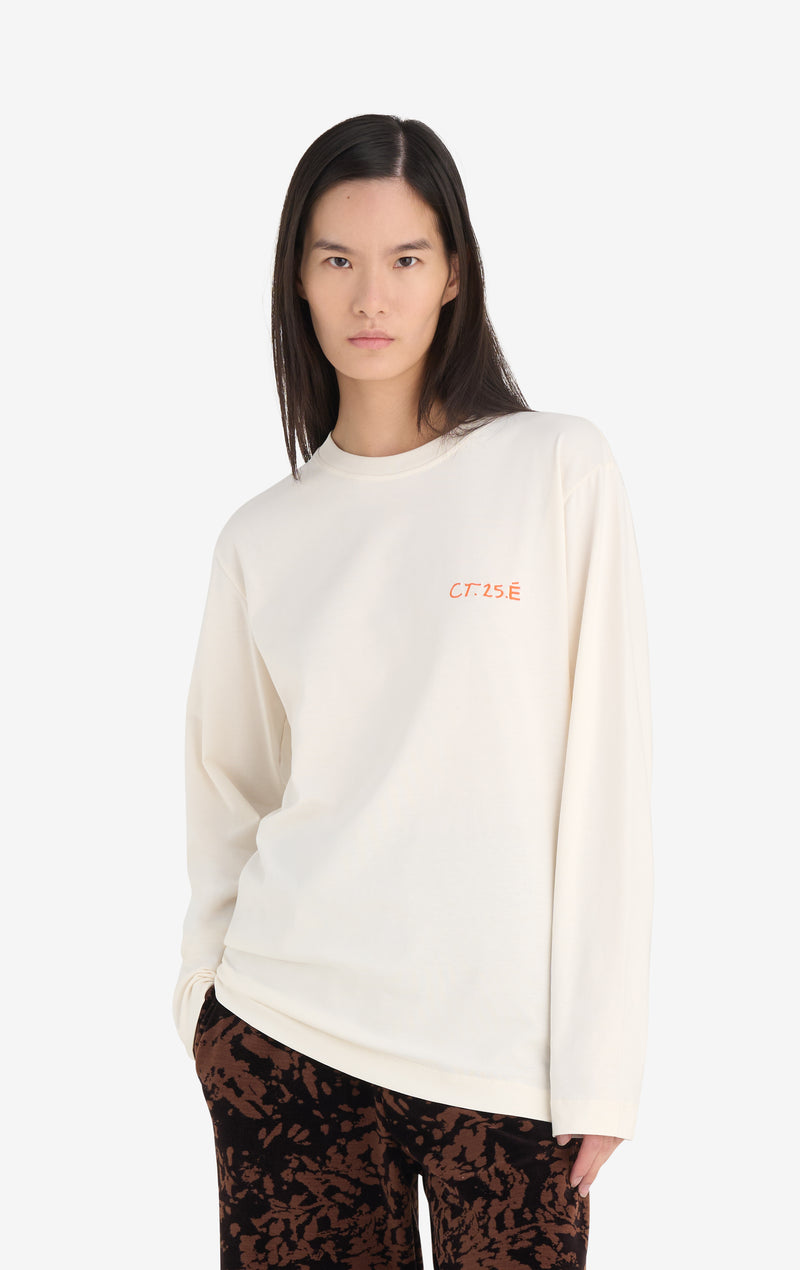 REGULAR T-SHIRT LONG SLEEVES CLAIRE TABOURET REGULAR T-SHIRT LONG SLEEVES CLAIRE TABOURET