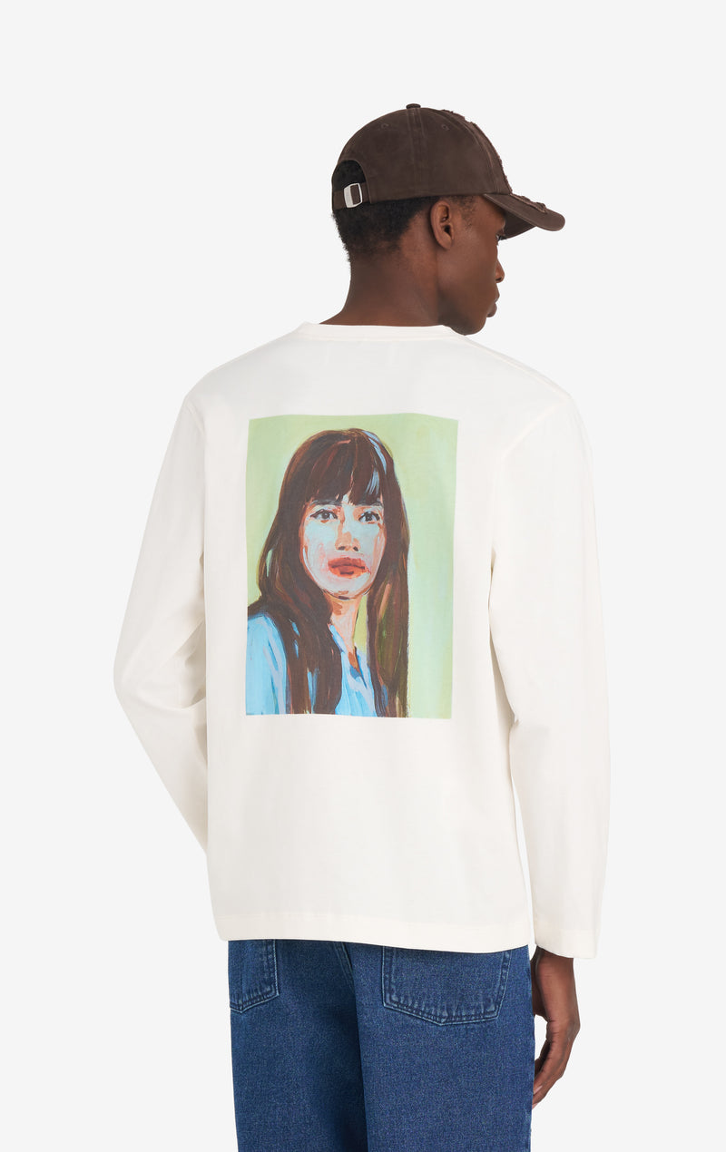 ETUDES STUDIO REGULAR T-SHIRT LONG SLEEVES CLAIRE TABOURET IVORY 2 ETUDES STUDIO REGULAR T-SHIRT LONG SLEEVES CLAIRE TABOURET IVORY 2