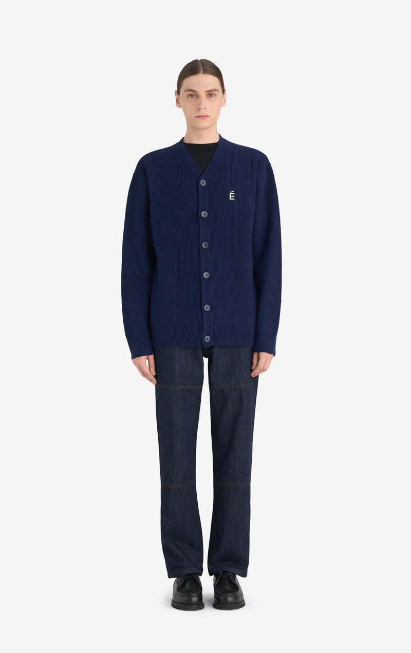 REGULAR CARDIGAN É T1 / NAVY REGULAR CARDIGAN É T1 / NAVY