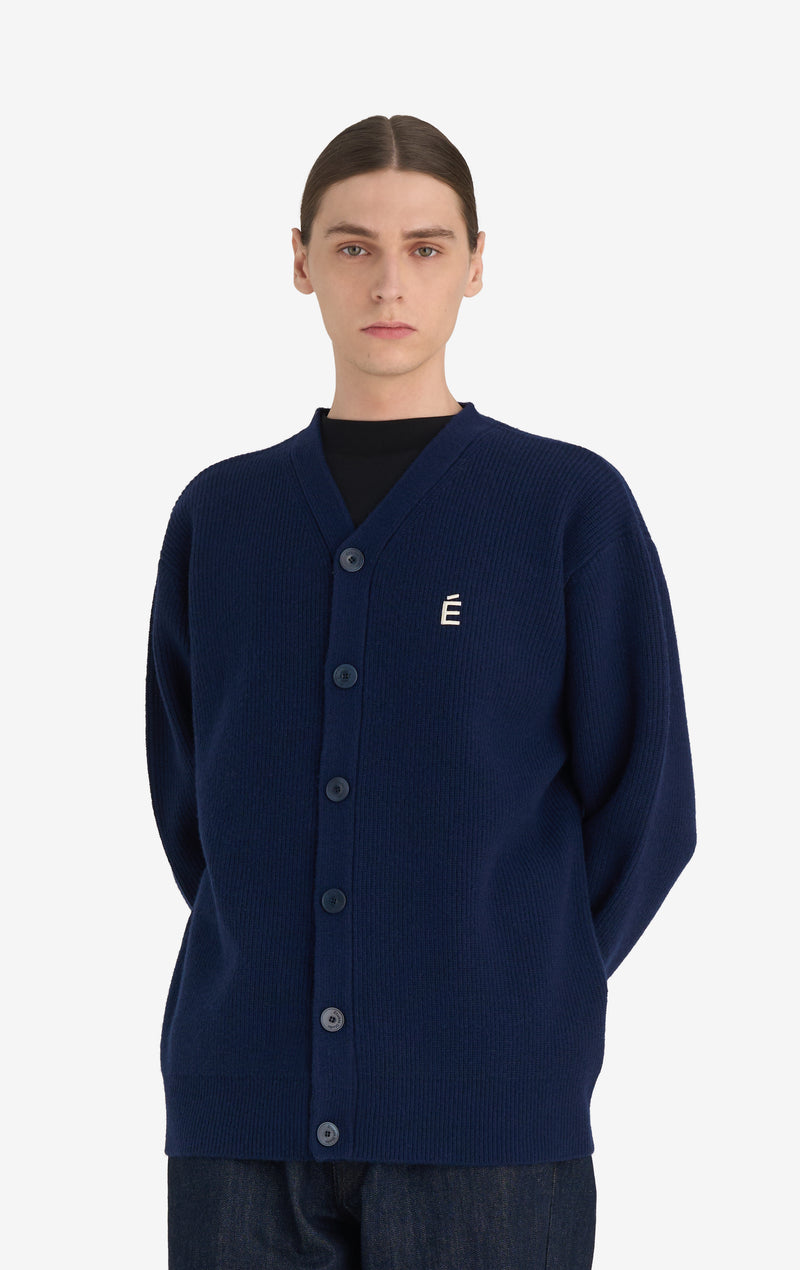REGULAR CARDIGAN É T1 / NAVY REGULAR CARDIGAN É T1 / NAVY
