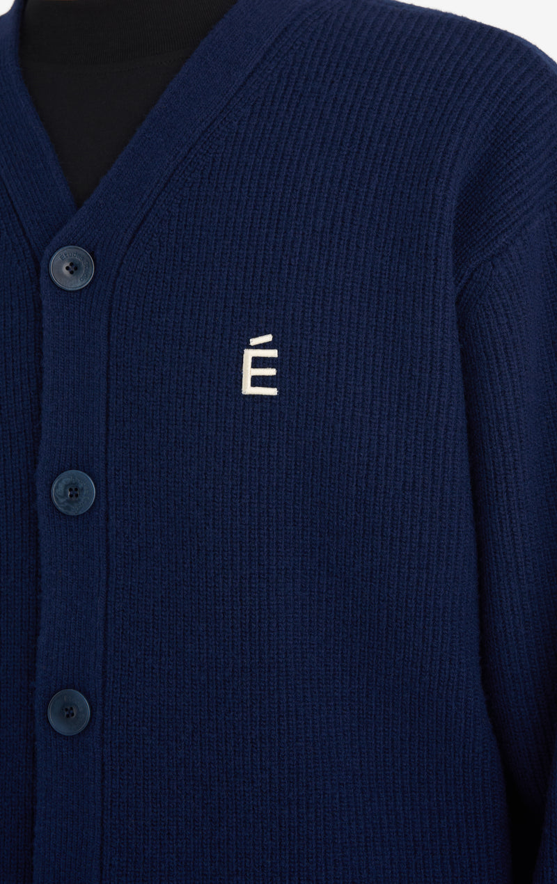 REGULAR CARDIGAN É T1 / NAVY REGULAR CARDIGAN É T1 / NAVY