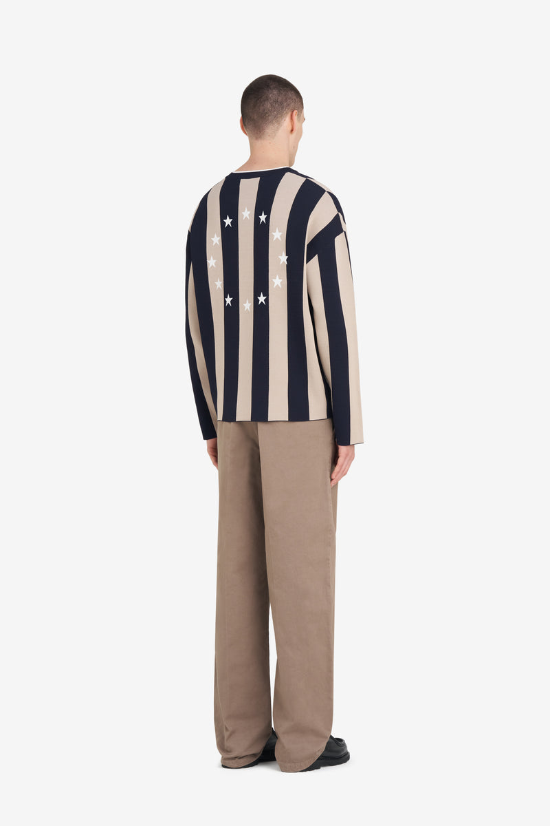 ETUDES STUDIO SOCCER LONG SLEEVE T-SHIRT STRIPED NAVY 5 ETUDES STUDIO SOCCER LONG SLEEVE T-SHIRT STRIPED NAVY 5