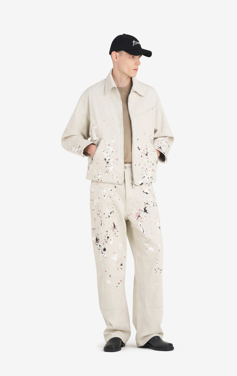 ETUDES STUDIO BOXY ZIPPED JACKET SPLASH ECRU 4 ETUDES STUDIO BOXY ZIPPED JACKET SPLASH ECRU 4