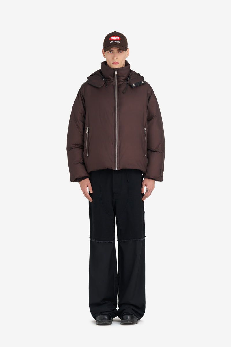 ETUDES STUDIO BOXY DOWN JACKET DARK BROWN 3 ETUDES STUDIO BOXY DOWN JACKET DARK BROWN 3