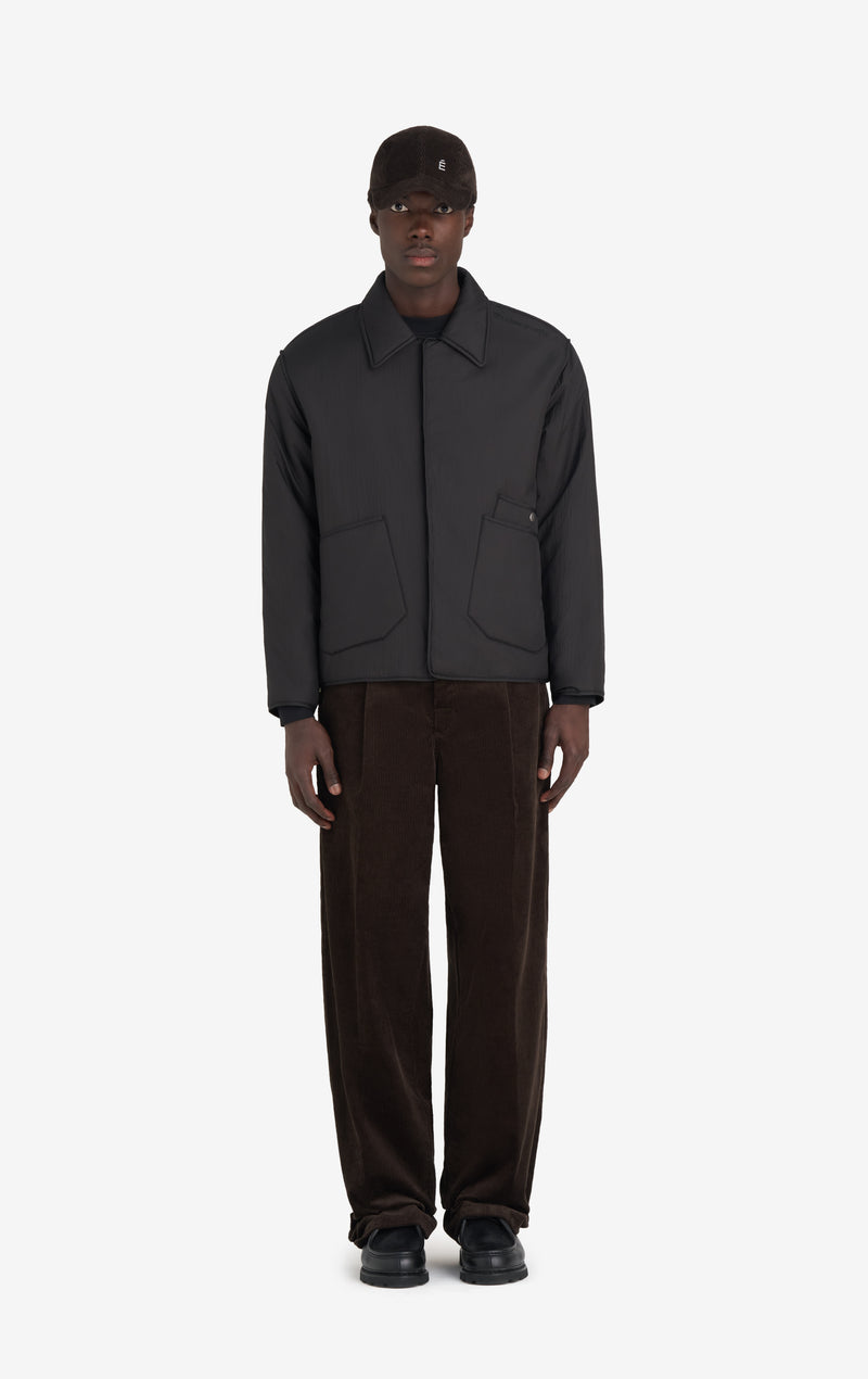 ETUDES STUDIO PADDED SNAP JACKET BLACK 3 ETUDES STUDIO PADDED SNAP JACKET BLACK 3