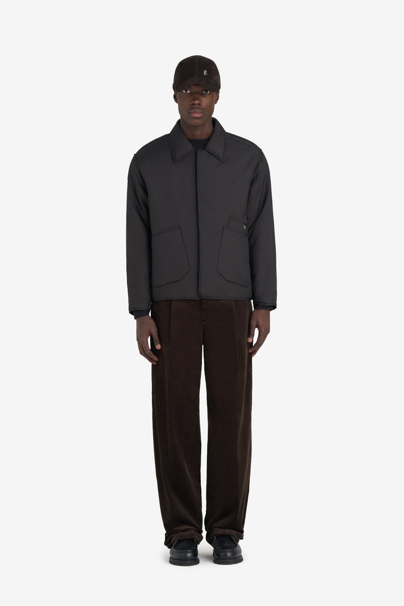 ETUDES STUDIO PADDED SNAP JACKET BLACK 3 ETUDES STUDIO PADDED SNAP JACKET BLACK 3