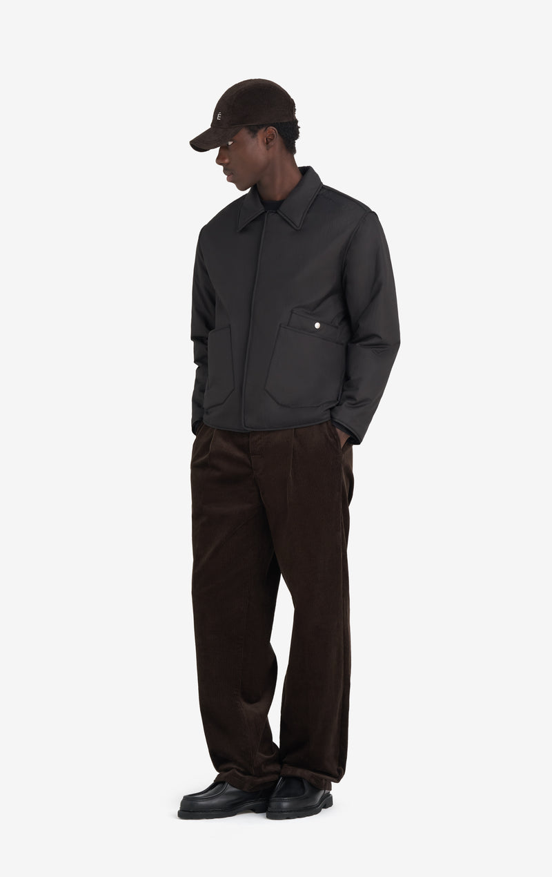 ETUDES STUDIO PADDED SNAP JACKET BLACK 4 ETUDES STUDIO PADDED SNAP JACKET BLACK 4
