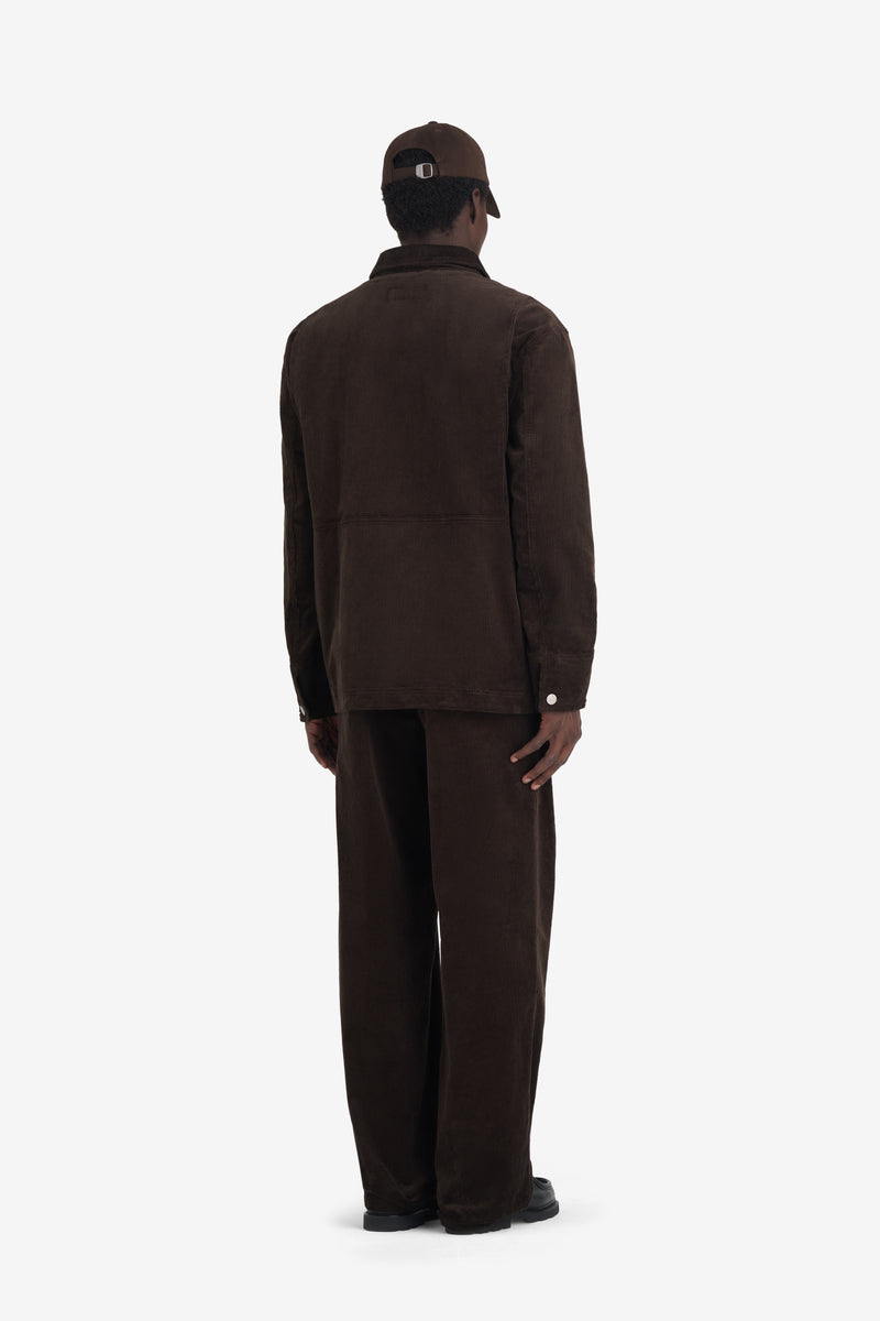 ETUDES STUDIO WORKER CORD JACKET DARK BROWN 5 ETUDES STUDIO WORKER CORD JACKET DARK BROWN 5