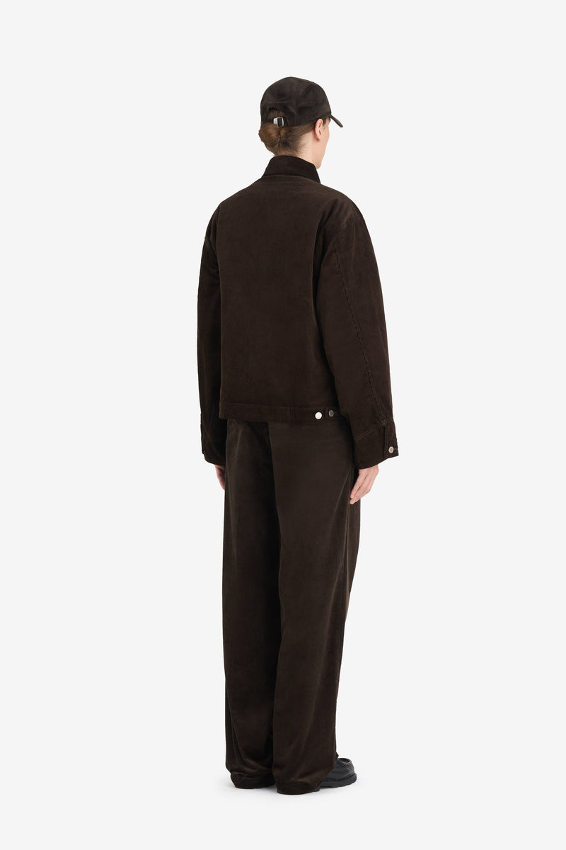 BOXY ZIPPED JACKET DK BROWN 6 BOXY ZIPPED JACKET DK BROWN 6